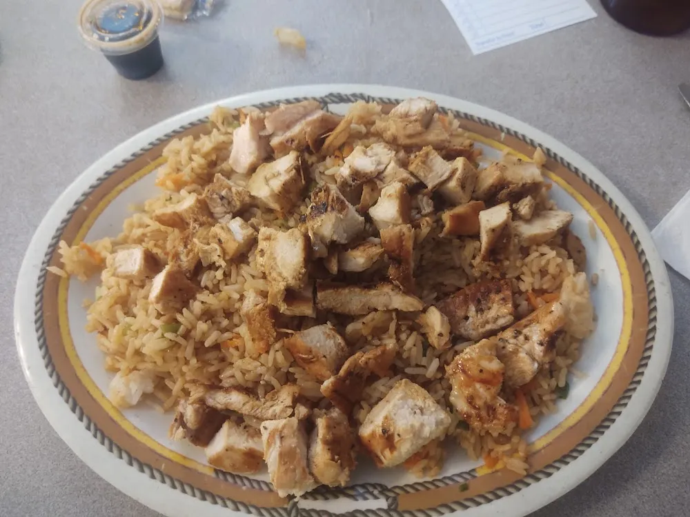 Grilled Rice with Chicken